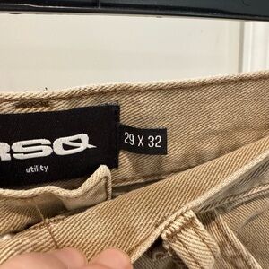 RSQ Khaki Utility Trousers
